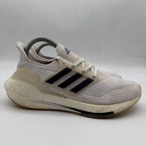 Adidas Ultraboost 21 Women's US SZ 8 White Black Multicolor FY0838 Running Shoes